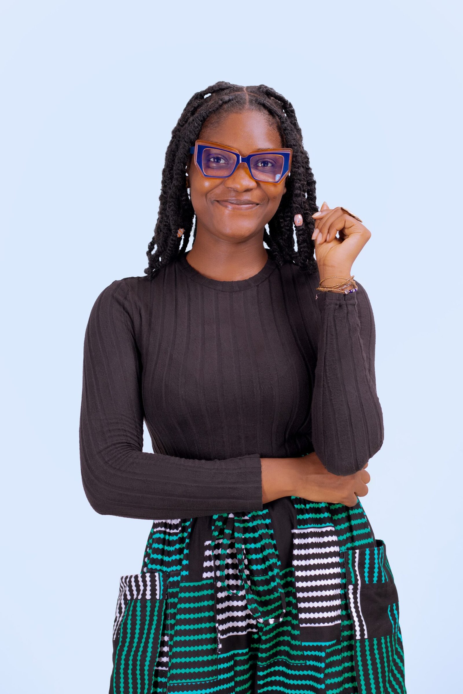 Malthus TOSSAVI, promotrice de Malthus Optique, Aïtchédji, Abomey-Calavi